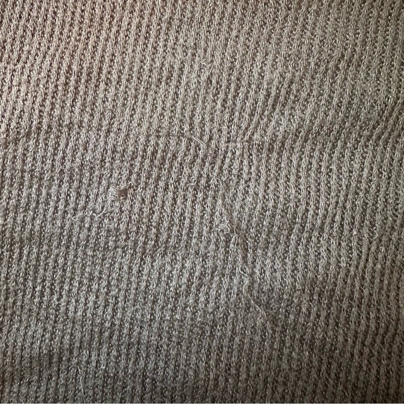 Free People FP Beach Long Ribbed Duster Cardigan Long Grey Large - Picture 12 of 12